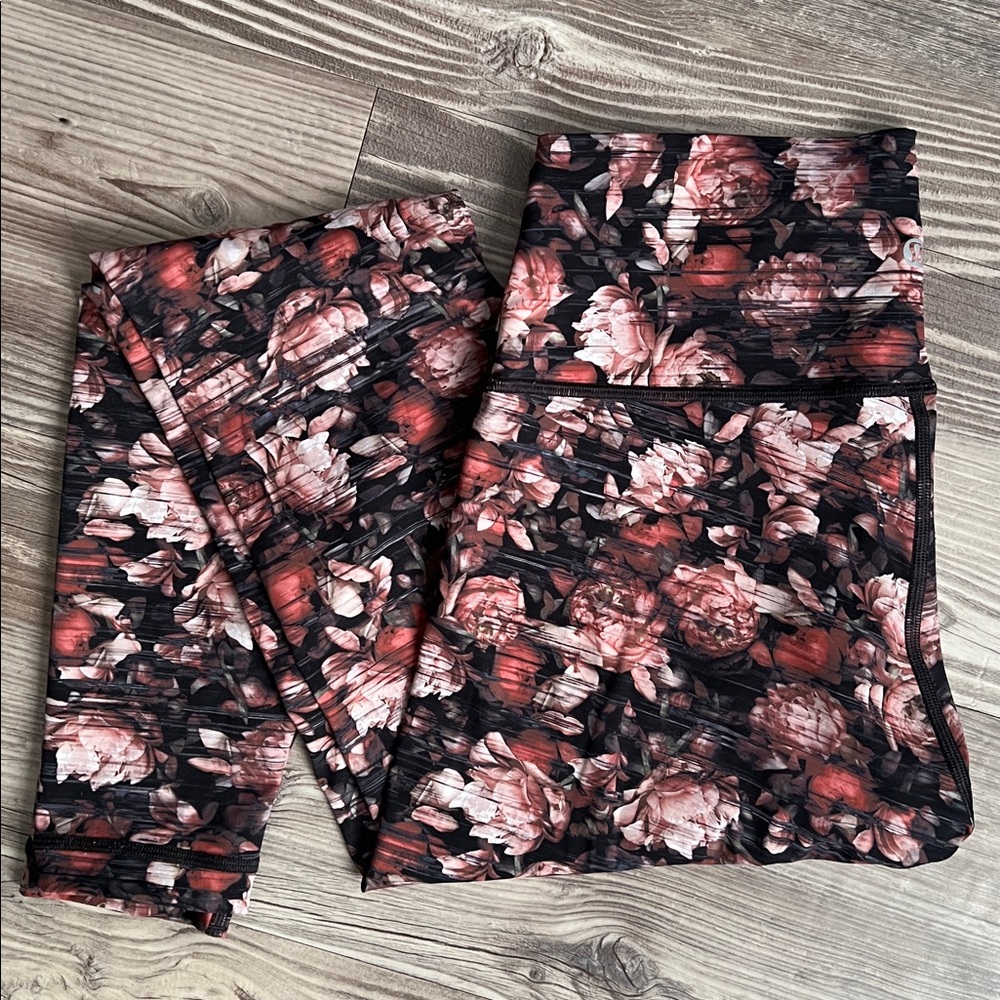 Lululemon Wunder Under Hi-Rise Tight *Nulux Peony Multi Size 10